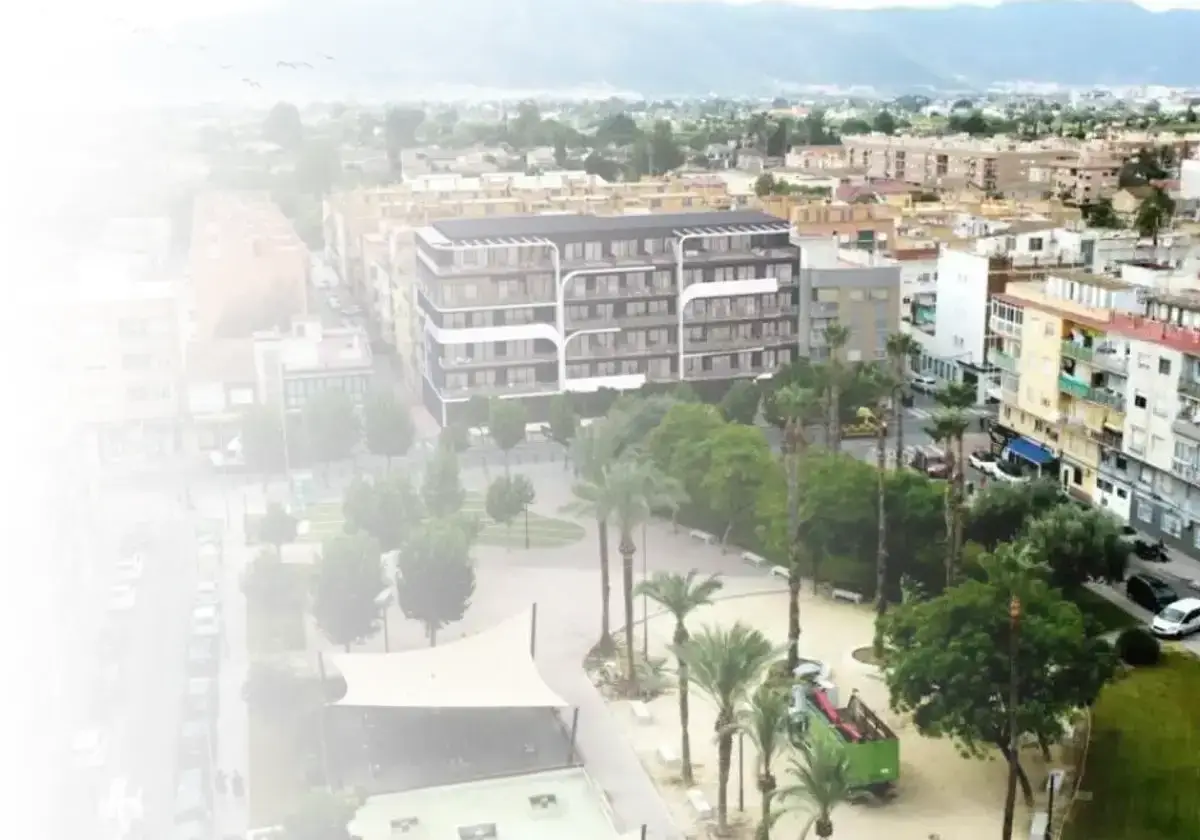 Puente Tocinos donde llegan los pintores en Murcia